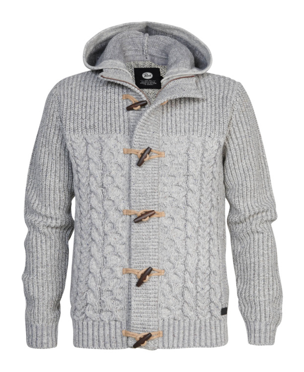 Men Knitwear Hooded Cardigan