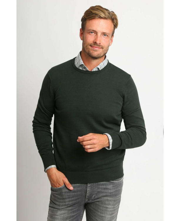 Suitable Respect Oinir Pullover Donkergroen