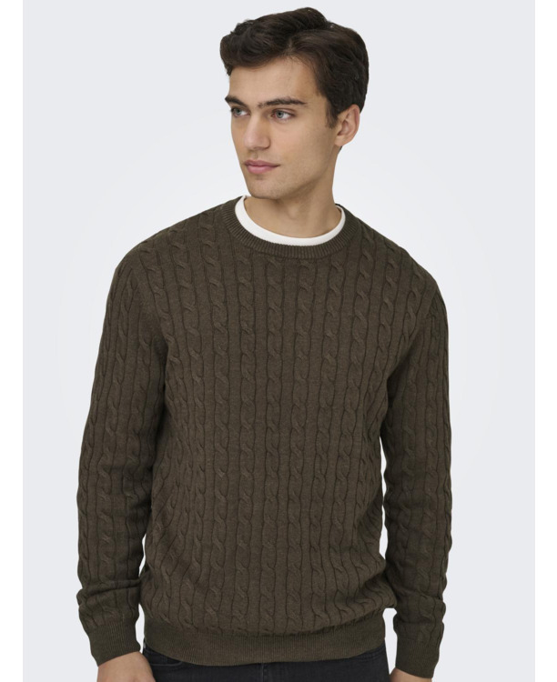 Regular Fit Crew Neck Lange Mouwen (L/S) Heren