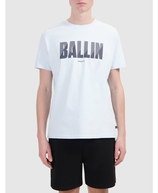 Diagonale Shift T-shirt 100% Katoen Mannen