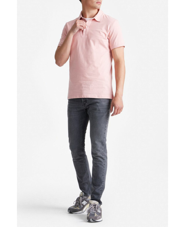 King Essentials The James Poloshirt Roze