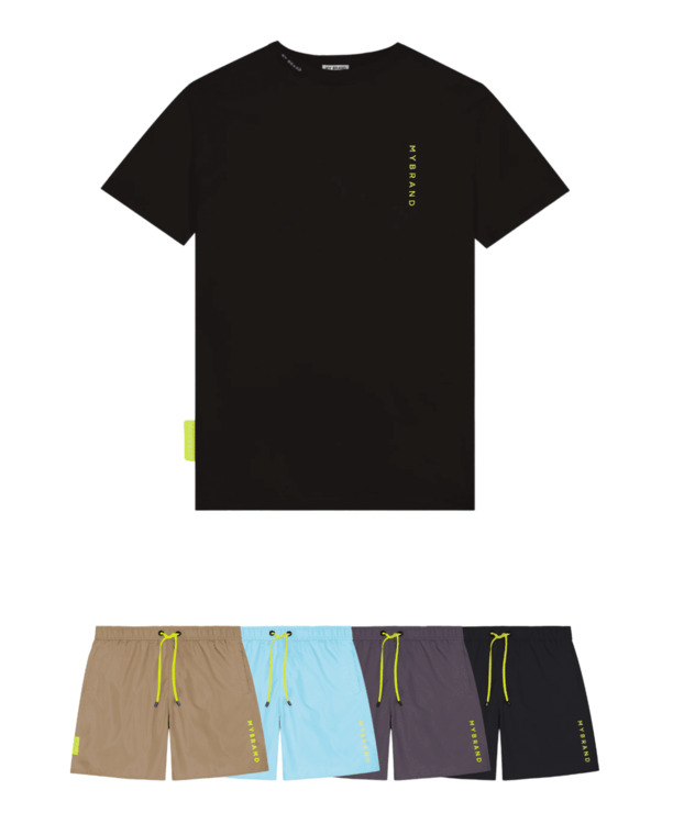 BASIS ZWEMMEN CAPSULE T-SHIRT MANNEN