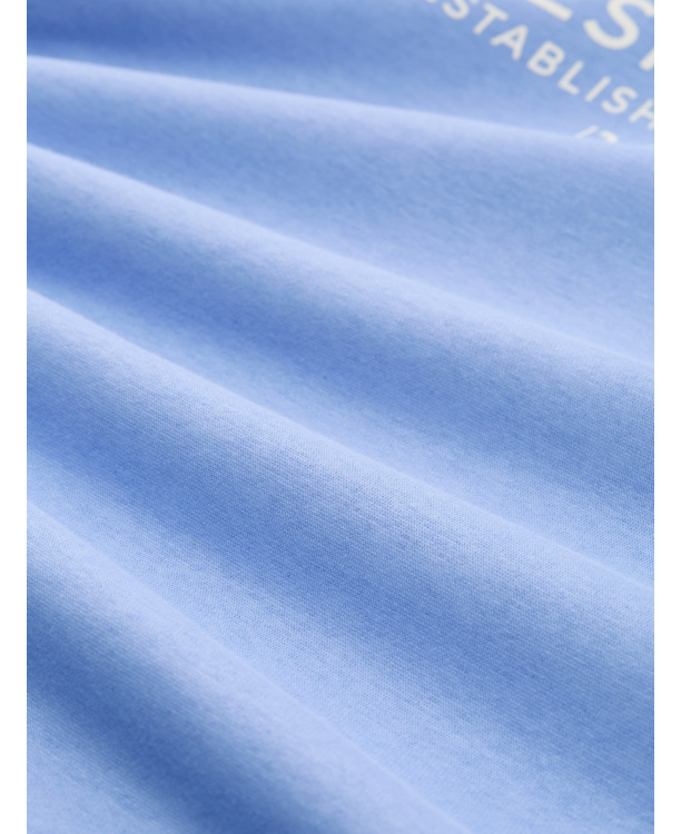 Basic hoodie sweatshirt met print