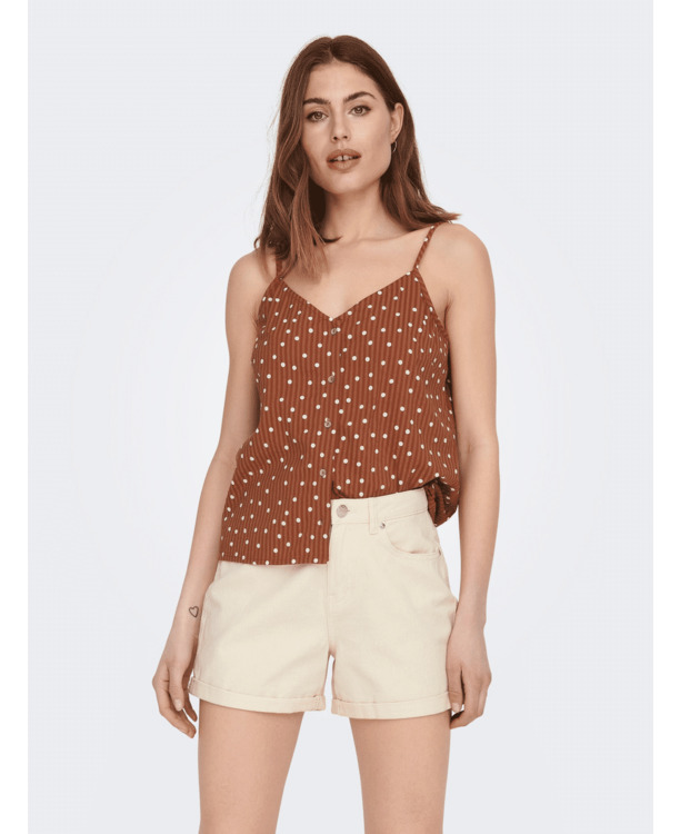 ONLEMILY BUTTON SINGLET PTM
