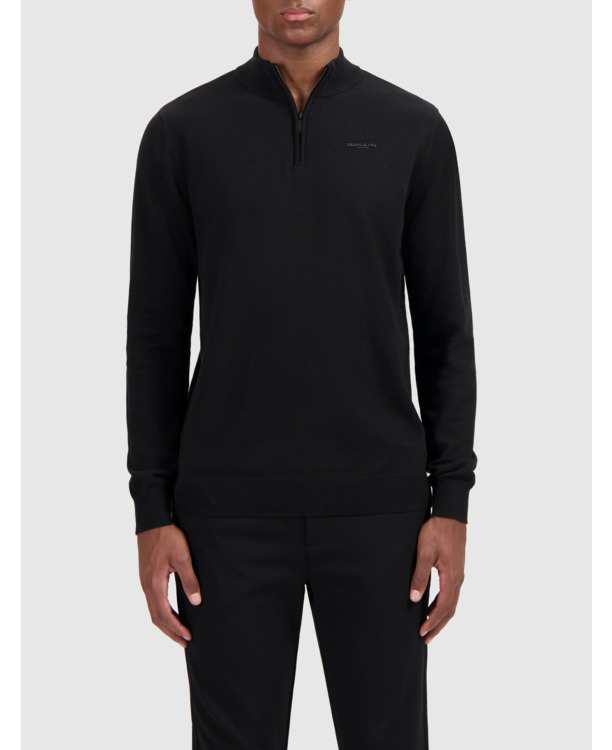 Originele Half Zip Gebreid 100% Katoen Mannen