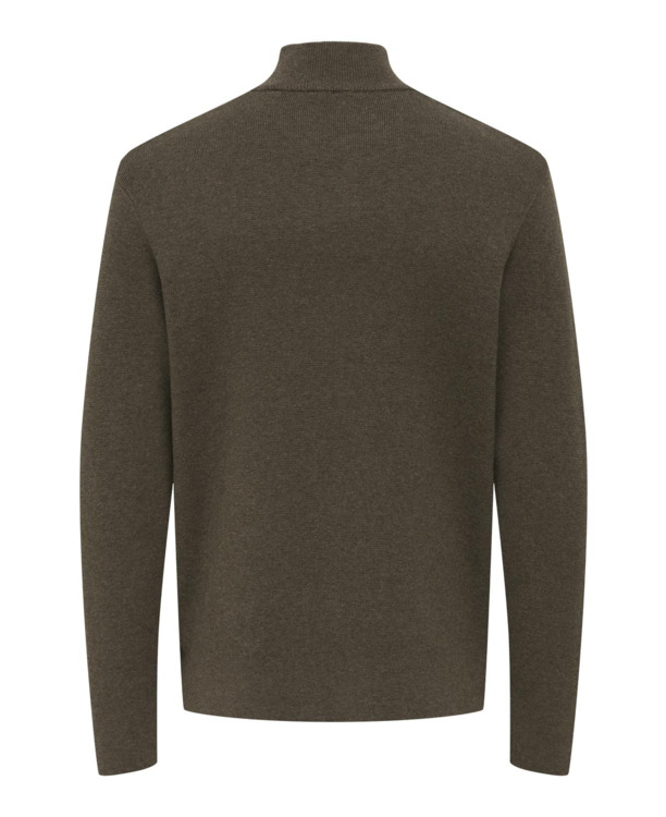 Normale pasvorm Hoge nek Lange mouwen (L/S) Heren