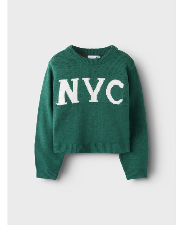 Aangesloten pasvorm O-hals Lange mouwen (L/M)