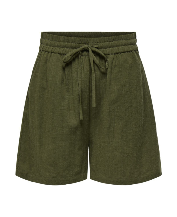Loose Fit Katoenen shorts met riem
