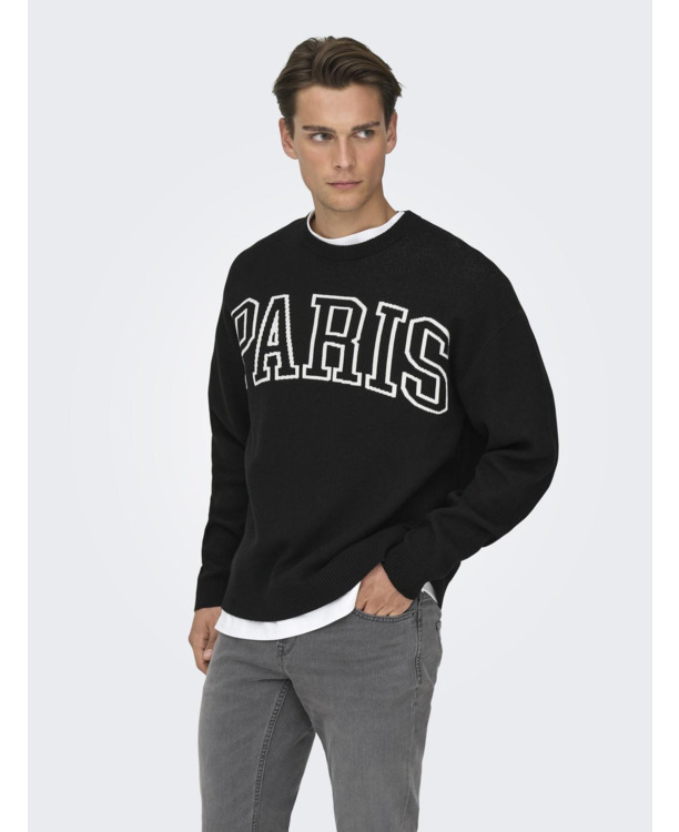 Relaxed Fit O-Hals Lange Mouwen Heren