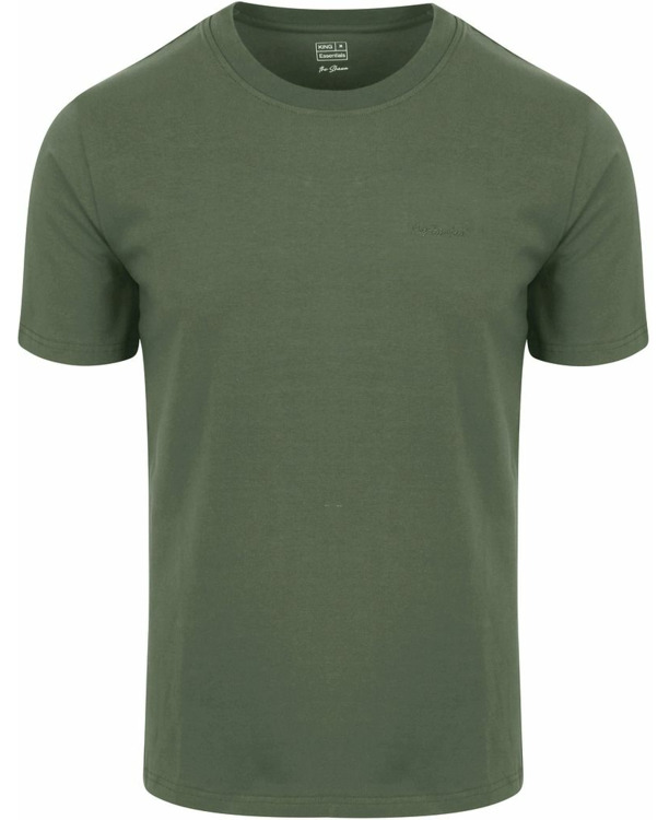 King Essentials The Shawn T-Shirt Olijfgroen