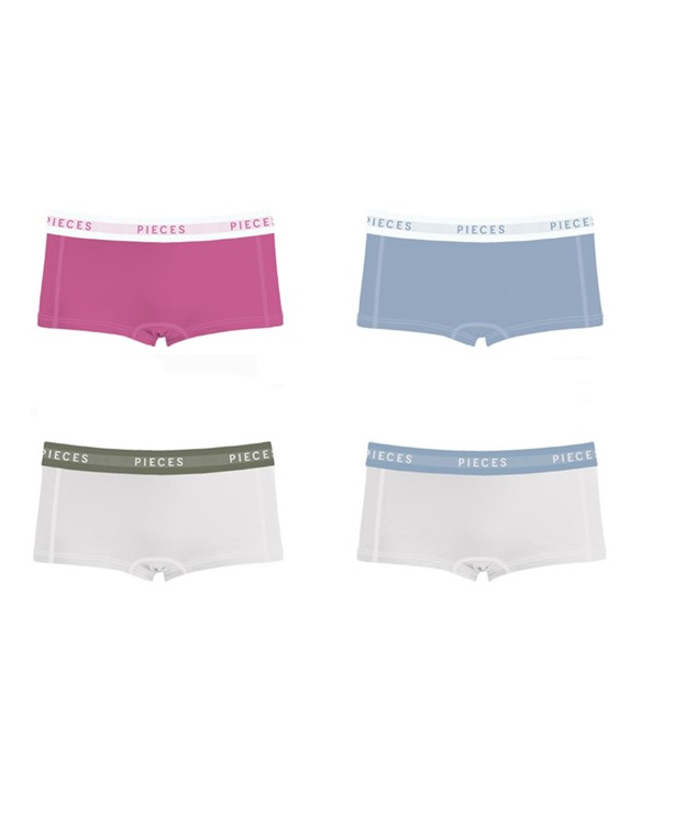 PCLOGO LADY 4 PACK SOLID NOOS BC