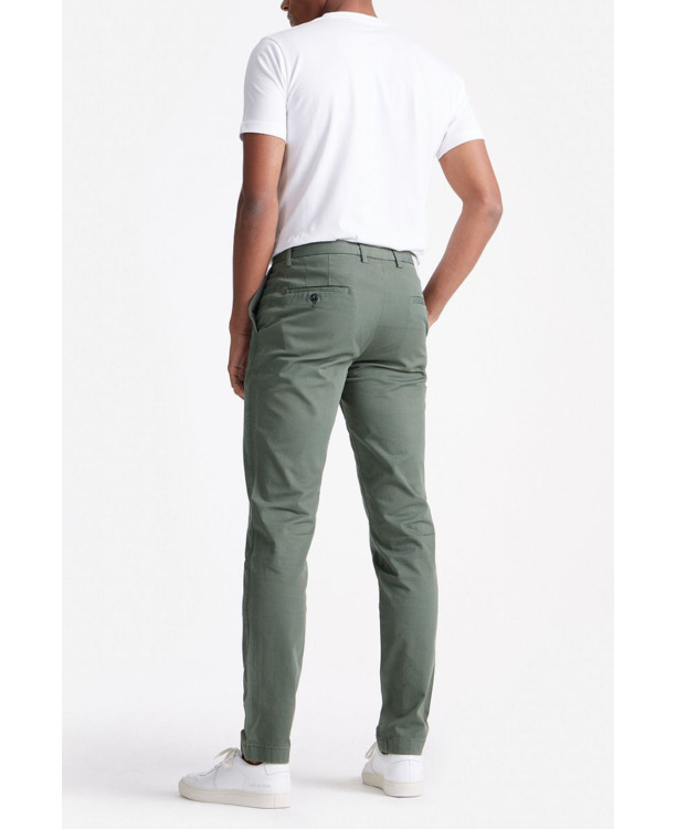 King Essentials The Harry Chino Olijfgroen