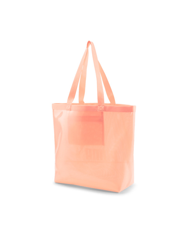 Core Transparent Shopper Peach Pink