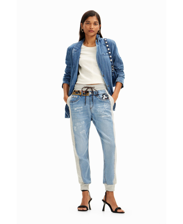 DENIM BROEKEN DENIM MICKEY HYBRID