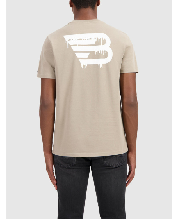 Druppelend Logo T-shirt 100% Katoen Mannen