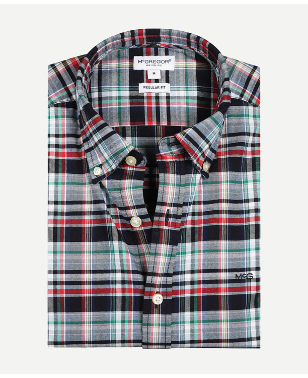 Summer Check Shirt 100% Cotton Heren