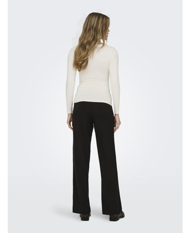 Standard Fit U-Neck Long Sleeves (L/S) Stijlvol T-shirt met U-hals en standaardpasvorm voor meisjes