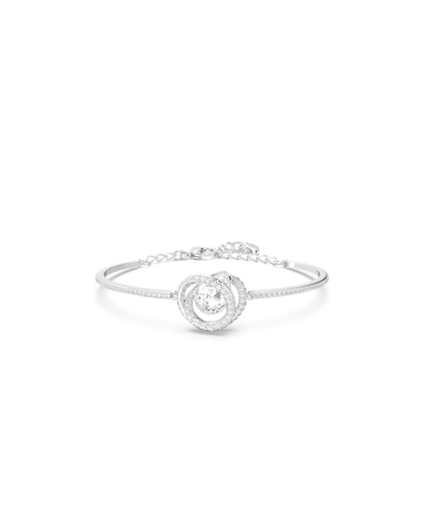 Generation Soft Bangle Rhodium shiny Crystal