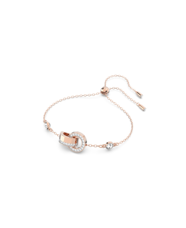 Dextera Round Soft Bracelet Rose Gold shiny Crystal