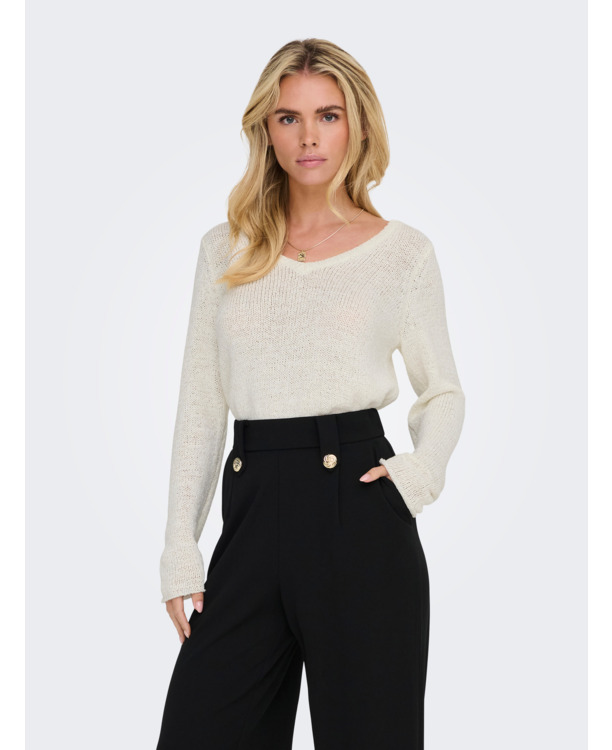ONLGEENA L/S V-NECK KNT NOOS