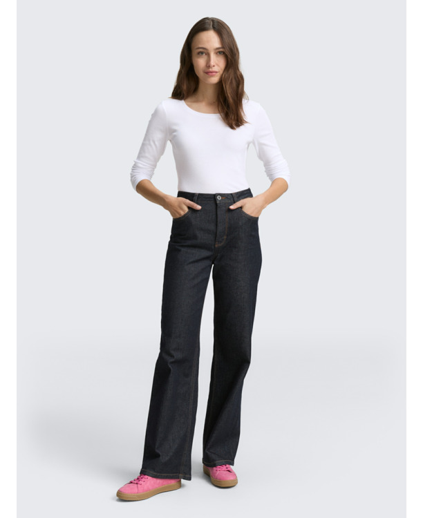 Basic shirt met lange mouwen