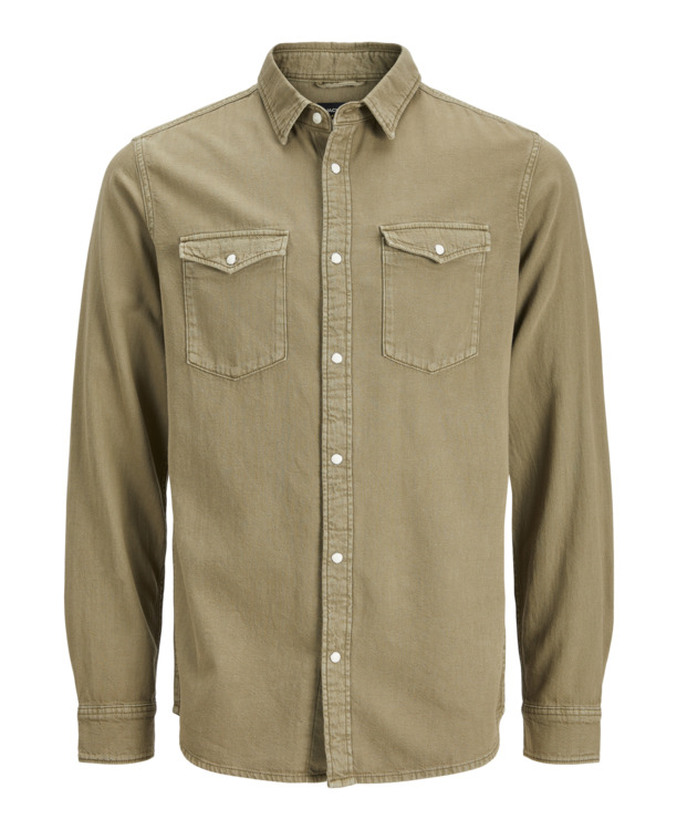 Slim Fit Denim overhemd (L/S)