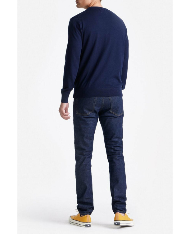King Essentials The John Pullover Merino Navy