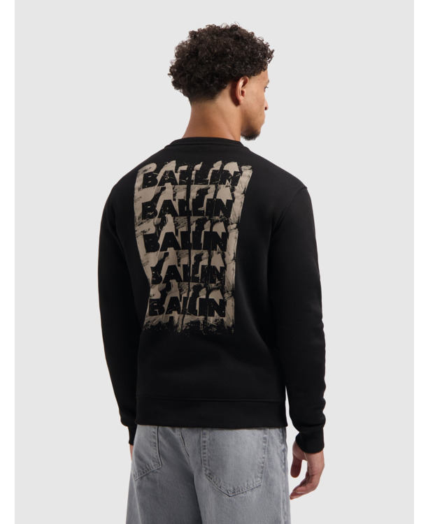 Stacked Outline Logo Sweater Men