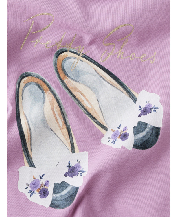 Normale pasvorm ronde hals lange mouwen (L/S) Meisjes