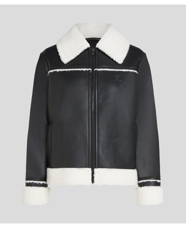 FAUX SHEARLING JACKET