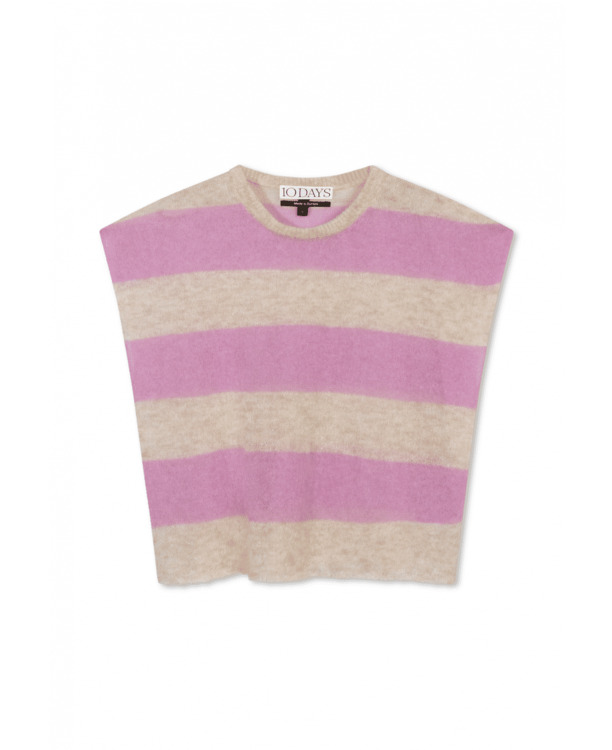 tee thin knit stripes