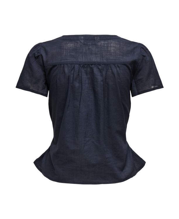 Regular Fit O-Neck Sleeveless (S/L) Regular fit mouwloze top met trekkoord