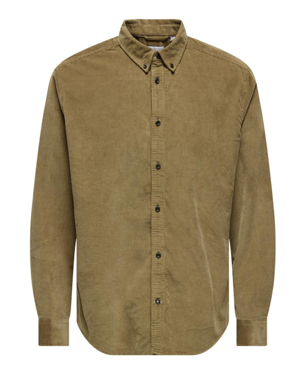 Regular Fit Overhemdkraag Lange Mouwen (L/M) Heren