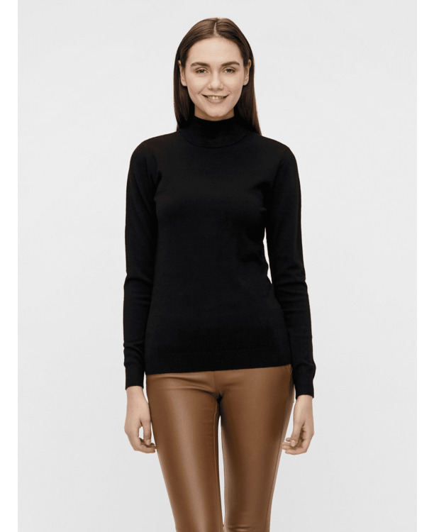 OBJTHESS L/S ROLLNECK KNIT PULLOVER