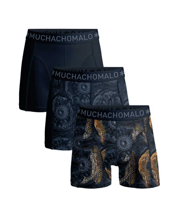 Jongens 3-Pack Boxershorts Print/Print/Effen