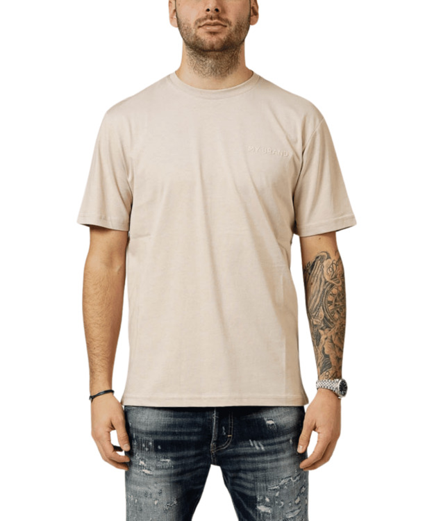 MIJN MERK BORST LOGO KAMEEL T-SHIRT MANNEN