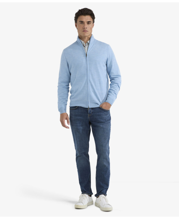Vest 100% merino wol Heren