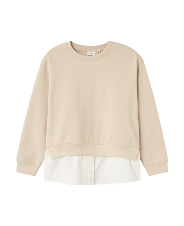 Long Line Fit O-Neck Long Sleeves (L/S) Sweatshirt
