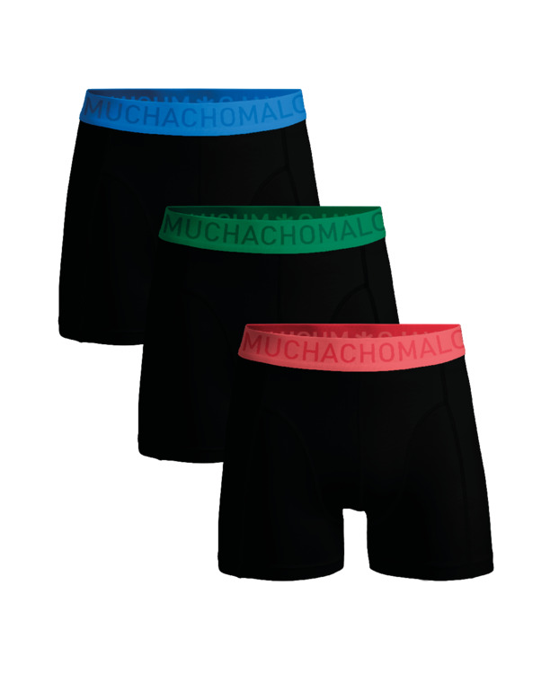 Heren 3-Pack Boxershorts Microvezel Effen Black