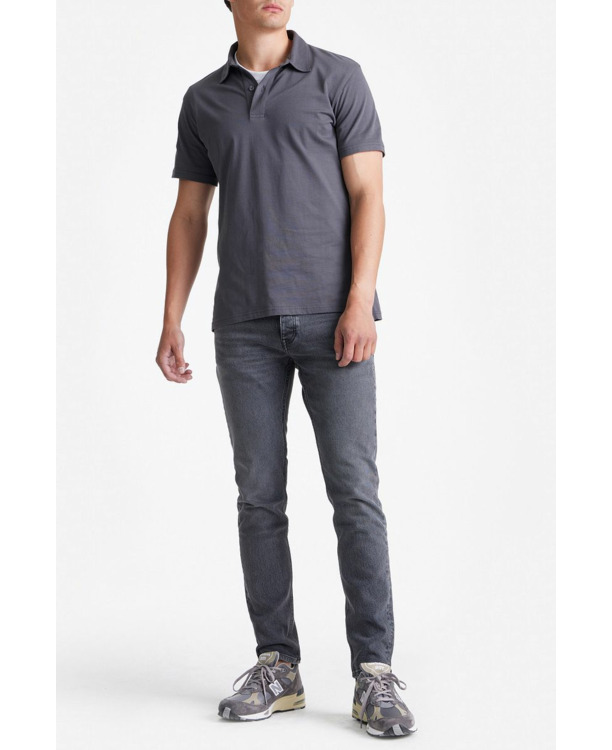King Essentials The James Poloshirt Antraciet