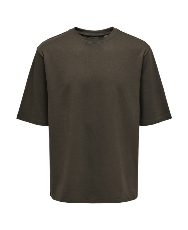 Relaxed Fit O-Hals Korte Mouwen (K/M) Heren