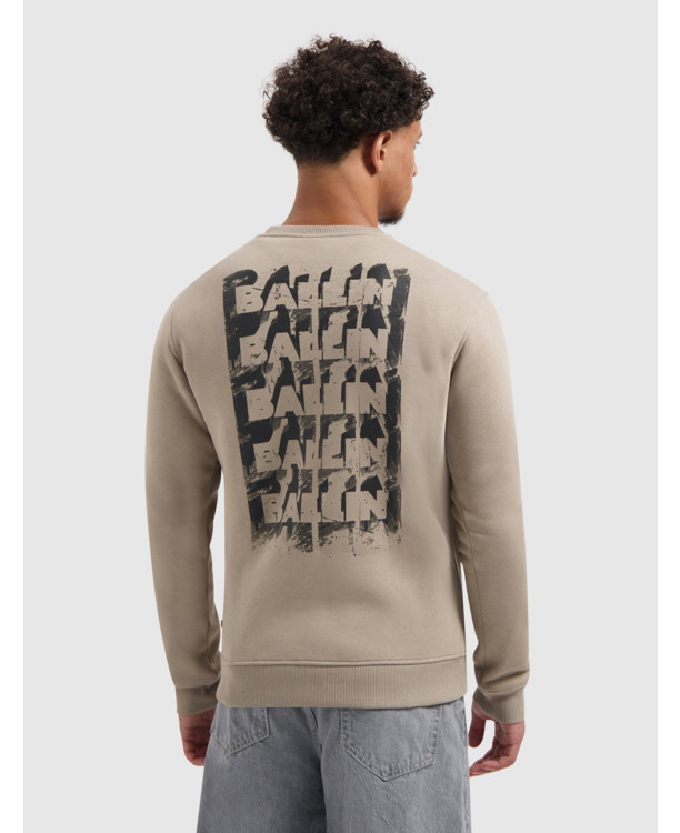 Stacked Outline Logo Sweater Men