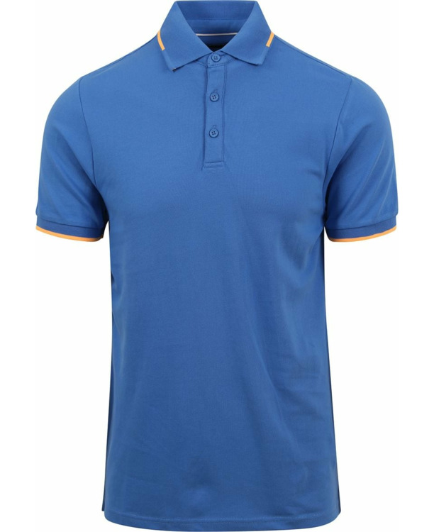 Suitable Fluo B Polo Blauw