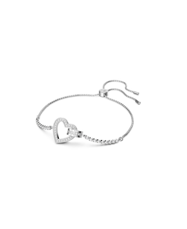 Lovely Soft Bracelet Rhodium shiny Crystal