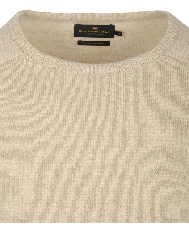 Steppin' Out Trui Lamswol Greige