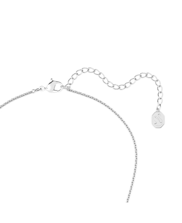 Una Angelic Necklace Rhodium shiny Montana Crystal