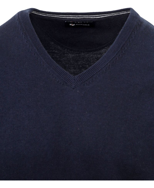 Suitable Pullover Vini V-Hals Navy