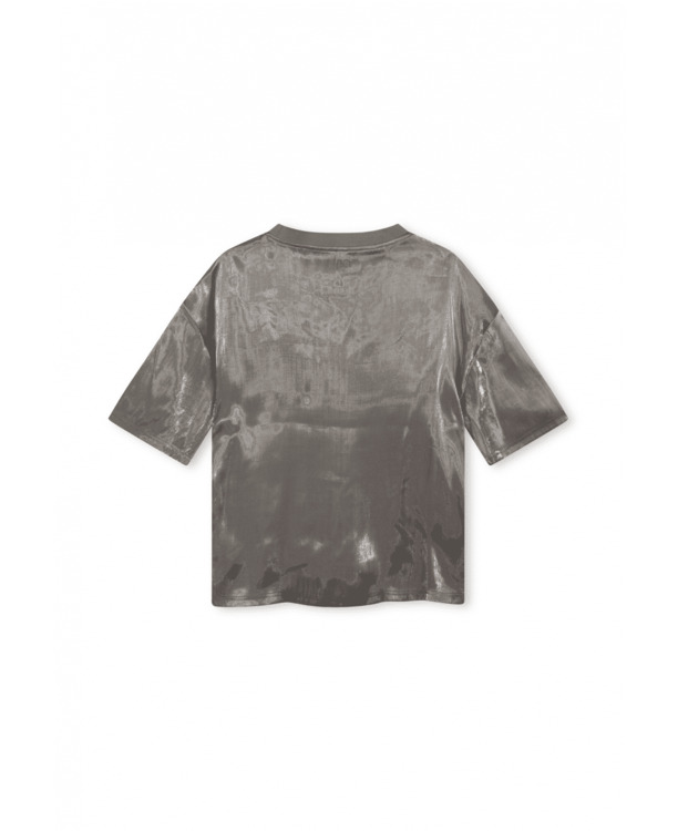 10DAYS Dames glanzende blouse viscose polyester