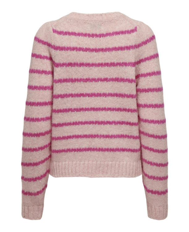 ONLSILOMA LIFE  STRIPE LS O-NECK KN