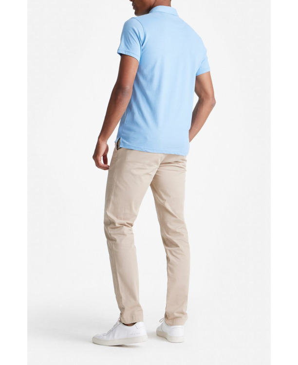 King Essentials The James Poloshirt Mid Blauw